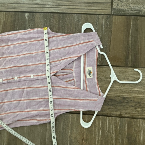 Marine Layer Lake Tank Dress in Lavender Stripe size XS - Picture 9 of 9
